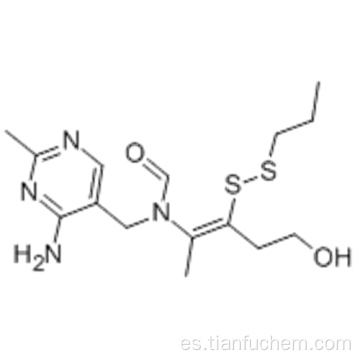 Prosultiamine Sinónimos: (propilditio) -1-butenil) - CAS 59-58-5